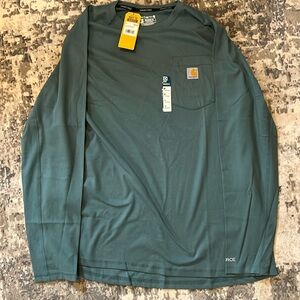 Carhartt men force long sleeve shirt. XL. NWT